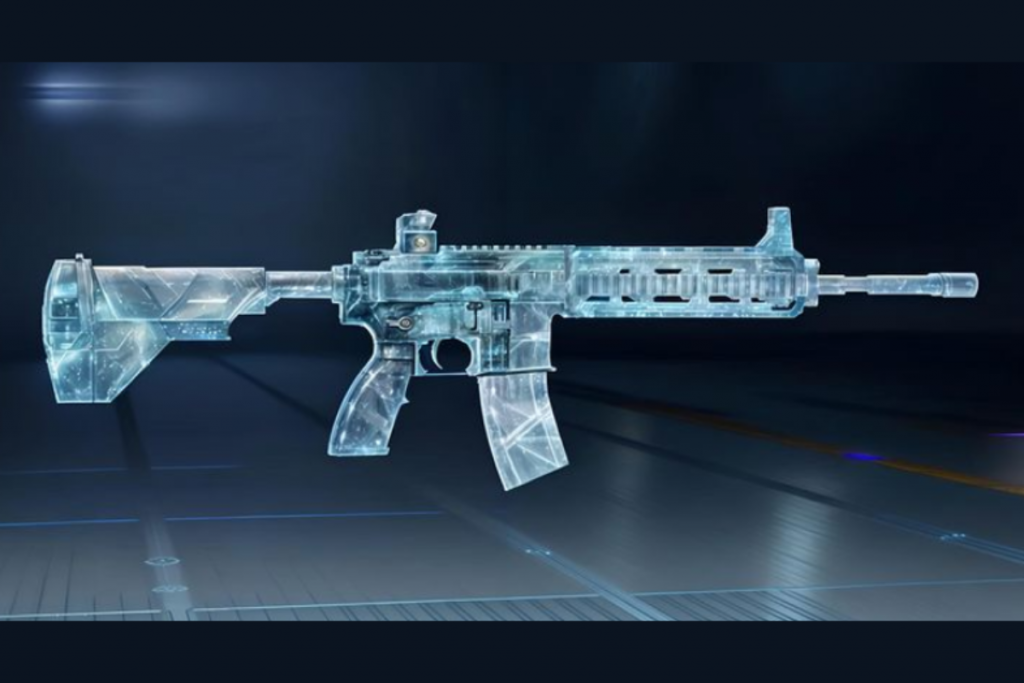 skin M416 glacier