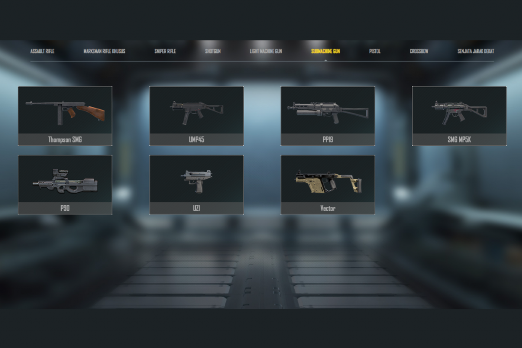 senjata PUBG SMG