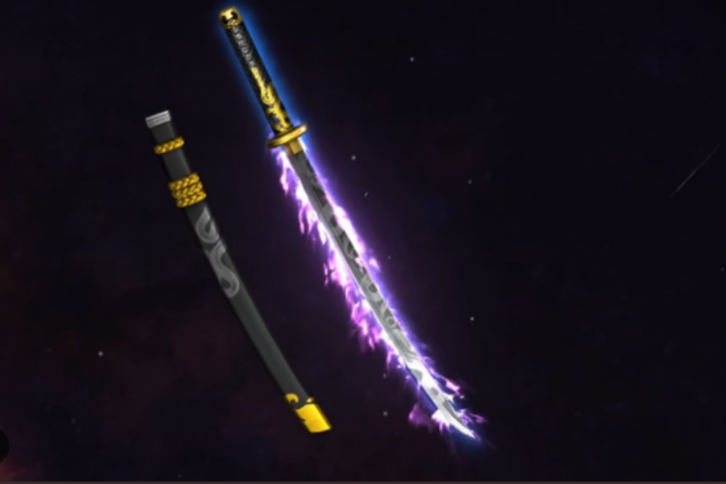 skin Katana Black Honor
