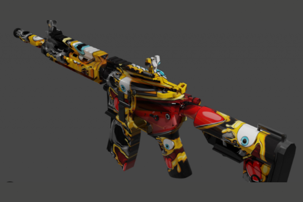 skin Mecha Soldier M416