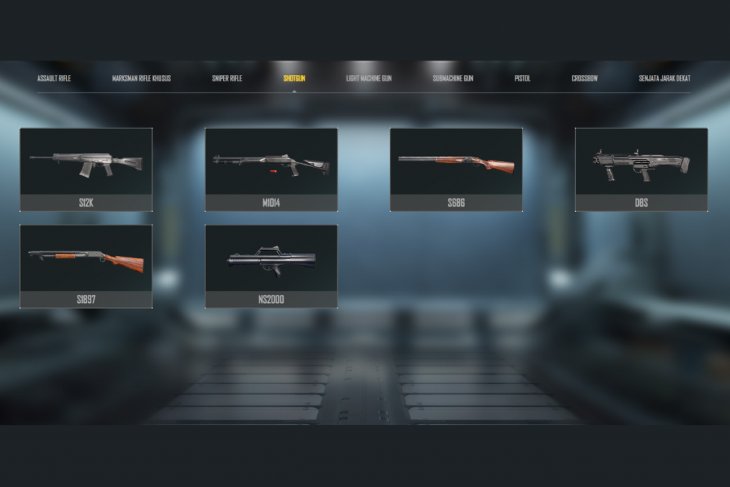 senjata PUBG Shotgun
