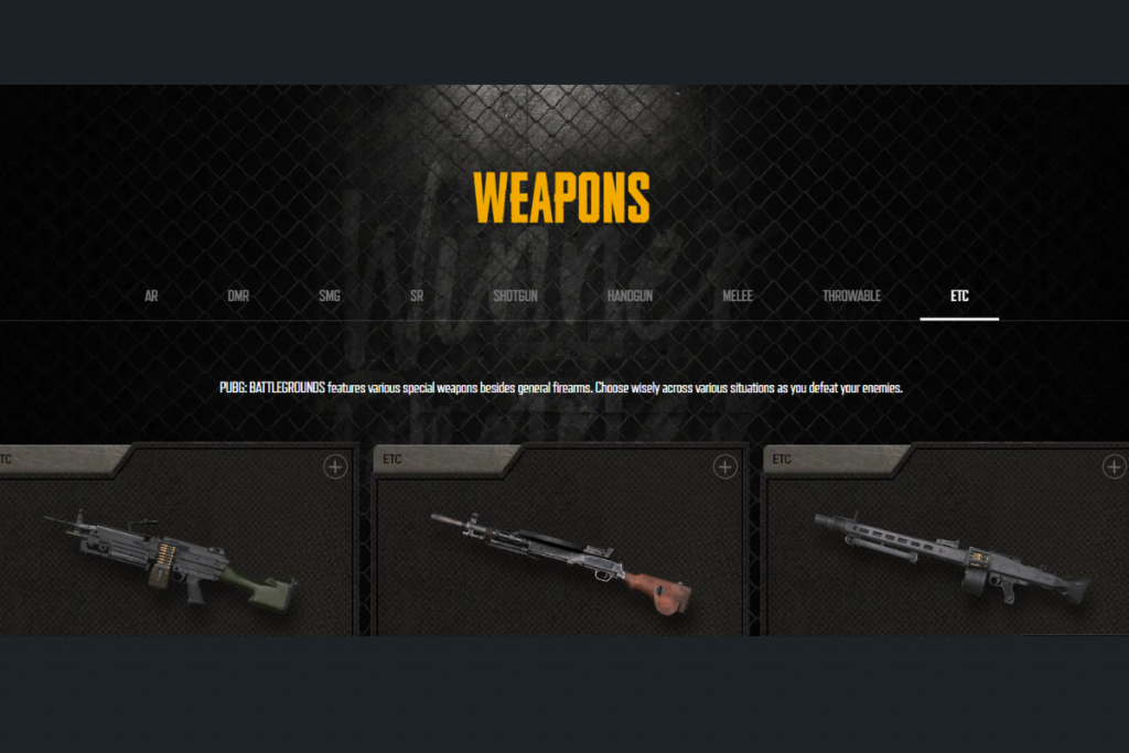 senjata PUBG Eksklusif Supply Crate
