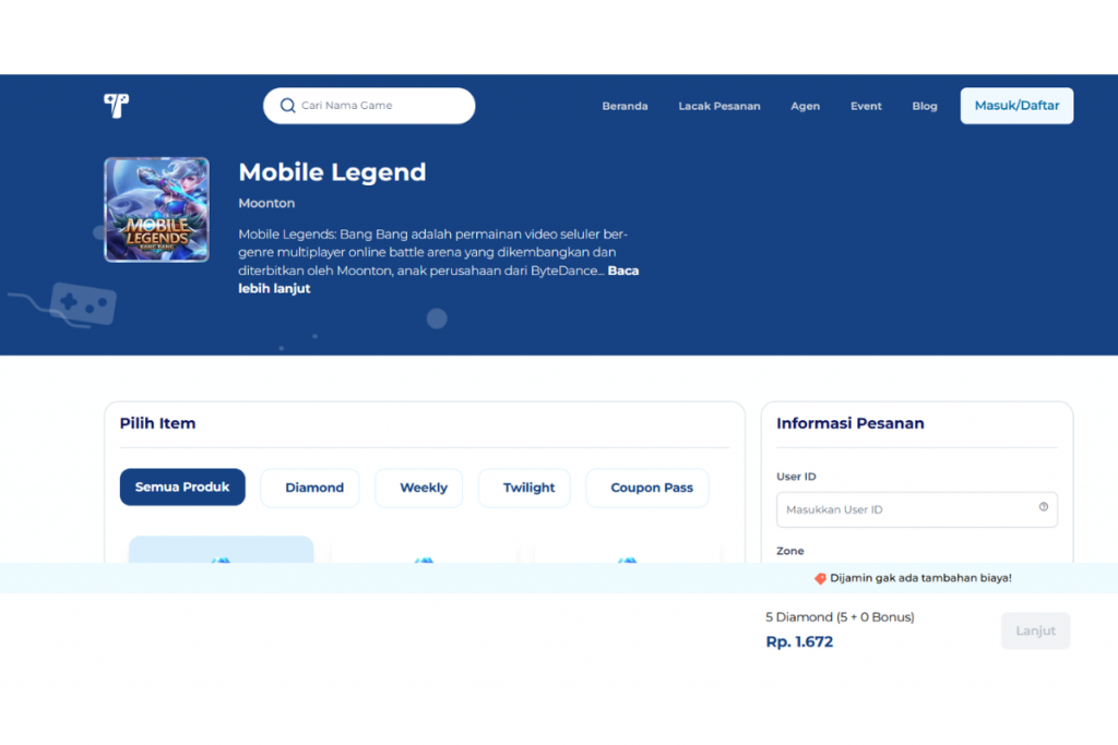top up ML
